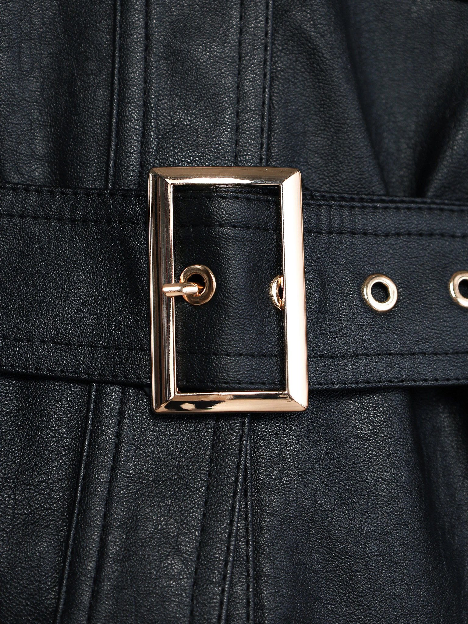 Куртка прямого кроя со съемным поясом